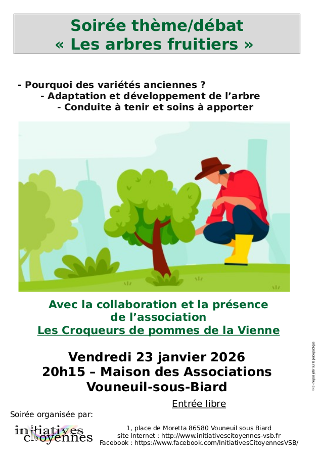 Soirée Arbres Fruitiers