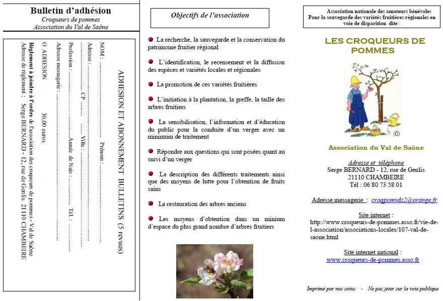 Brochure Adhéson 2017